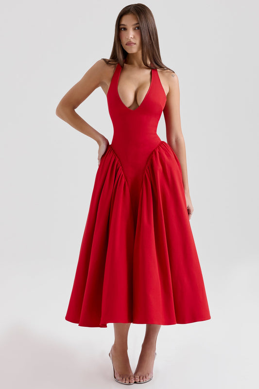 Shannah| Elegancka sukienka midi